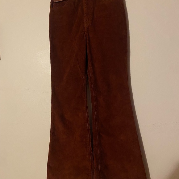 Levi's Deep Rust Corduroy Trousers - Picture 6 of 7